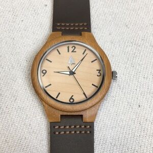 Tree hut Classic Nova bamboo leather watch